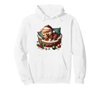 White Christmas Must Haves For Dog Lover and Pomeranian Mom Sudadera con Capucha