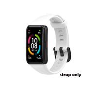 (White)Correa Silicona Huawei Honor Band 6 Reloj Inteligente Ajustable Pulsera Repuesto