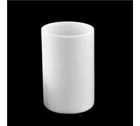 White Corundum Alumina Crucible - Cylindrical Laboratory Crucible for High-Temperature Applications, 35/30/25mm Size, 1pc(20x20mmx4)