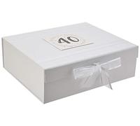 White Cotton Cards Caja grande para recuerdos (MTGA40X) de Happy Birthday to You 40