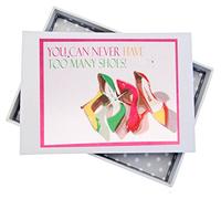 WHITE COTTON CARDS Celebraciones Mini álbum de Fotos, neón Zapatillas, nh1t, Junta, Blanco, 12,5 x 17,5 x 2,5 cm