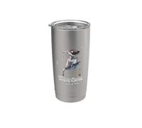 White Crane The Legacy of Fang Chi - Diseño de manga Vaso térmico de acero inoxidable de doble pared