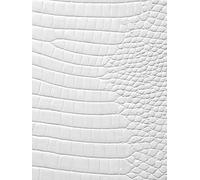 White Croc Leather Print Notebook: for Notes, Journaling, and Writing (Glossy Edition) (The Luxx Croc Collection)