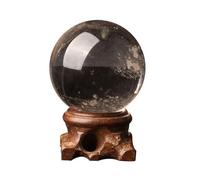 White Crystal Ball Stone Polished Seven Star Array Feng Shui Ornaments Home Crafts,3.1~3.5cm Gemstone Stone