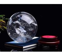 White Crystal Ball White Crystal Ball Ornaments raw Stone Home Gifts,White,150mm