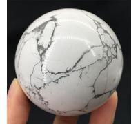 White Crystal Sphere Ball Set, Polished Gemstone Balls White Ball for Decoration Fengshui
