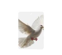 White Dove Flying - Ambientadores para coche, 4 unidades, tarjetas perfumadas colgantes, tarjetas perfumadas para tabletas de aromaterapia de coche