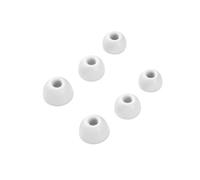 (White) Eartip Cap Cover Silicone Earbuds Earplugs Silicone Skin Earpiece Ear Hook Buds for-Beats -Studio Buds Headphone White