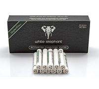 White Elephant Carbón activo para filtro de pipa, 6 mm, 45 unidades