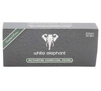 White Elephant Filtros de carbón de 6 mm, paquete de 45
