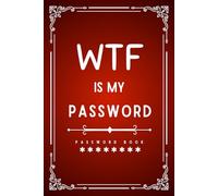 White Elephant Gifts for Adults: Password Book with Alphabetical Tabs - Personal Organizer for Usernames, Logins and Web Addresses - Funny Stocking Stuffers for Men and Women