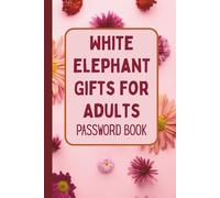 White Elephant Gifts for Adults: Password Book with Alphabetical Tabs to Store Usernames, Logins & Websites - Funny Stocking Stuffers for Men and Women