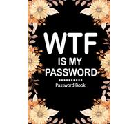 White Elephant Gifts for Adults: Password Keeper Book with A-Z Tabs - Personal Organizer for Usernames, Logins and Web Addresses - Funny Stocking Stuffers for Men and Women