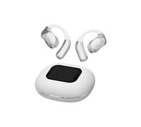 (White) Factory LCD full color touch screen Bluetooth headphones YJ33 open ear leather