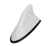 (White) Fashion Waterproof Shark Fin Antenna Auto Car Roof Strong Signal Radio Aerials