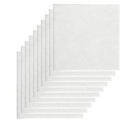 White Felt Sheets - 10 Pack Soft Thick Craft Fabric Squares