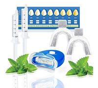 White First - Kit de blanqueamiento dental profesional, incluye 5 recambios cuidados de tratamiento dental sin peróxido (activador antimanchas) y gel remineralizante sin perborato de sodio (refuerza los dientes)