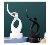 White Flame Decorative Sculpture, Abstract Decorative Statue, Living Room, Bedroom, Decorative Sculptures and Statues,Flamme Set