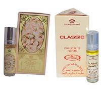 White Full & Classic Concentrated Perfume Oil Pack of 2 | Long-Lasting Alcohol-Free Attar for Men & Women | 6ml Each Roll-On