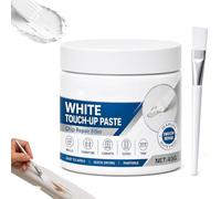 White Furniture Touch-Up Paste with Brush,White Wood Repair Paste，1Pc