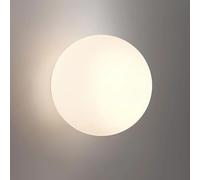 White Glass Acrylic Wall Lamps French Circular Shape Wall Light with G9 Base Wall Light for Bedroom Bedside Decoration Living Room Background Wall(14cm)