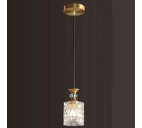 White Glass Pendant Light American Brass Ceiling Chandelier Ceiling Lighting Restaurant Crystal Suspension Lamp,Pendant Ceiling Light