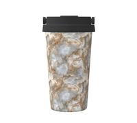 White Gold - Taza de café aislada de acero inoxidable para agua fría y caliente