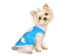 White Goose House Pet - Camiseta transpirable sin mangas L para perros pequeños y gatos, suave, ligera y elegante