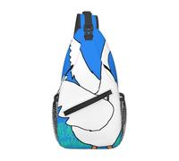 White Goose Spread its Wings - Bolso cruzado casual, duradero, de gran capacidad, ligero y transpirable, adecuado para varios lugares al aire libre