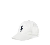 White Gorra de chino con visera Big Pony TALLA ÚNICA