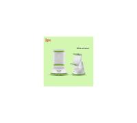 (White Green)Soporte de montaje para coche con ventosa de gel PU rotación de 360 grados para uso tablero de instrumentos