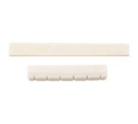 White Guitar Parts 6 String Classic Guitar Bone Bridge Saddle And Nut Set