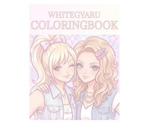 WHITE GYARU COLORING BOOK: Heisei Japanese Street Fashion - Shibuya-Inspired Outfits & Magazine-Style Pages