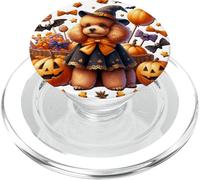 White Halloween Must Haves For Girls and Women Mini Poodle PopSockets PopGrip para MagSafe