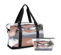 White Hat Anime Sports Beauty - Bolsa de viaje grande impermeable con artículos de aseo para viajes de negocios