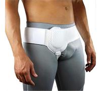 (white)Hernia Belts for Men, Inguinal Hernia Support Left Or Right Side To Keep Groin Hernias in Place From Protruding