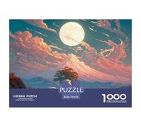 _white_horse_glloping_in_front_of_the_moon__p_e928ff2-e11-402f-8e5-6506621cf7_3 1000 Pcs Stabiler Karton Puzzle Fireworks Over Fantasy Castle Stressabbau Kreatives Spiel Puzzles Als Wohnaccessoires 70