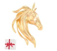 White Horse Head Brooch,Elegant Mane Lapel Pin for Men,Retro Horse Head Lapel Pin Fashion Accessory for Dress Coat