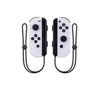 (WHITE) Joycon Wireless Controller For Nintendo Switch,Support Wake-up Function,Left Right Remote Controllers With Wrist Strap