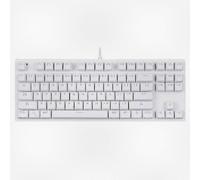 (White) K70 RGB Backlit Wired Mechanical Gaming Keyboard for PC and Desktop Computers