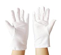 White Kids Gloves for Funeral Formal Tuxedo Parade Costume Halloween Cosplay Dress for Party White Kids
