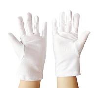 White Kids Gloves for Funeral Formal Tuxedo Parade Costume Halloween Cosplay Dress for Party White Kids