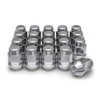 White Knight 1707s Acabado Cromado 12 mm x 1,50 Hilo Tamaño Engrosamiento Acorn Lug Nut