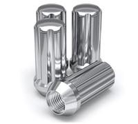 White Knight 3809l Acabado Cromado 14 mm x 1,50 Hilo tamaño Largo Spline Drive Lug Tuerca con Clave