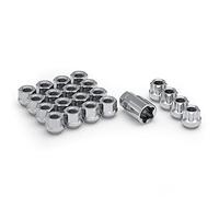 White Knight 791307-1SAM - Juego de tuercas para rueda (20 unidades, M12 x 1,50 mm, cromado)