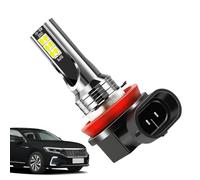 White LED Fog Light Bulb for Cars - /H8 9006 Replacement | High-Brightness Driving Lamp | 6500K Super Bright White, 50,000 Hour Service Life, Aluminum Heat Dissipation, Universal Plug and Play