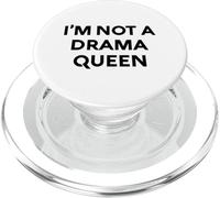 White Lie I'm Not A Drama Queen Comedia Party Mujer sarcástica PopSockets PopGrip para MagSafe