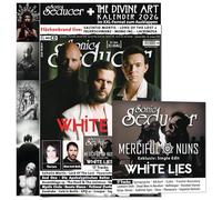 White Lies, Merciful Nuns, Sonic Seducer - Sonic Seducer 11-2025: Divine Art Kalender 2026 White Lies „Night Light“ + The Cure + Hocico / Prayers + Merciful Nuns + Moonspell + And One + Nine Inch Nails + Saltatio Mortis + Lord Of The Lo