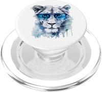 White Lion Artwork - Gafas de Sol de Animales PopSockets PopGrip para MagSafe