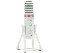 White Live Streaming Microphone with Mixer/USB Interface